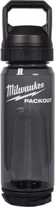 Bottiglia in plastica Milwaukee packout™ con tappo | 740ml| nero - 4932498639