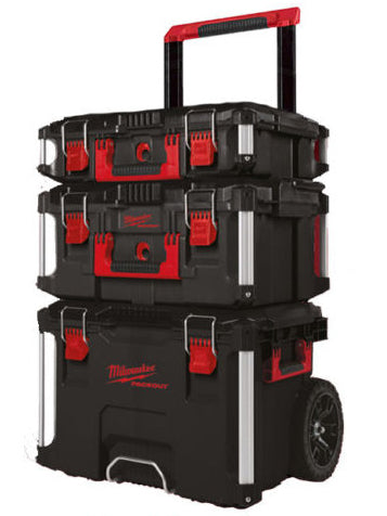 Milwaukee packout 1 + 2 + 3 opbergkoffer complete set - 4932464244