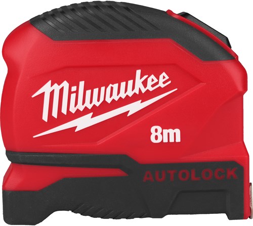 Metro a nastro Milwaukee con bloccaggio automatico | 8mx25mm - 4932498774