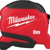 Milwaukee rolmaat compact gen ii | 8 m x 25 mm - 4932498780