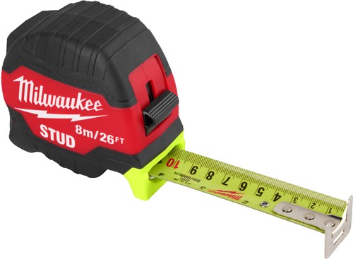 Milwaukee rolmaat stud | gen iii | 26ft 8 m x 33 mm - 4932498766
