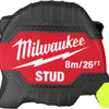 Milwaukee rolmaat stud | gen iii | 26ft 8 m x 33 mm - 4932498766