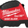 Milwaukee rolmaat | wide blade | 26 ft 8 m x 35 mm - 4932499206