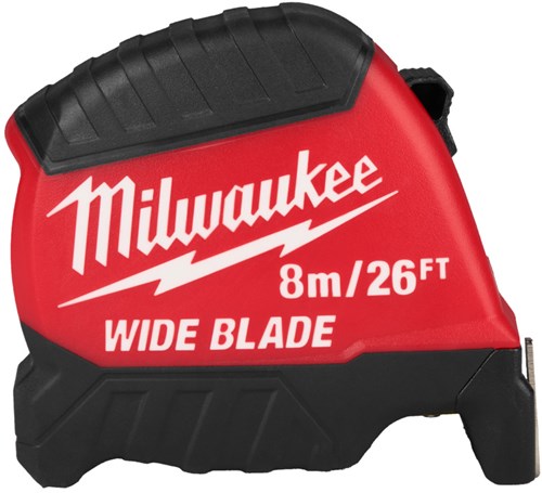 Milwaukee rolmaat | wide blade | 26 ft 8 m x 35 mm - 4932499206