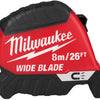Metro a nastro Milwaukee | lama larga | magnetico | 26 piedi 8 mx 35 mm - 4932499210