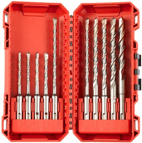 Milwaukee accessoires milwaukee sds-plus borenset m2 | packout friendly 10-delig - 4932492117