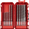 Milwaukee sds-plus borenset | mx4 | packout ready box | 5 6 6 x 115 6 6 8 8 8 10 x 165 12 x 160 mm - 4932500062
