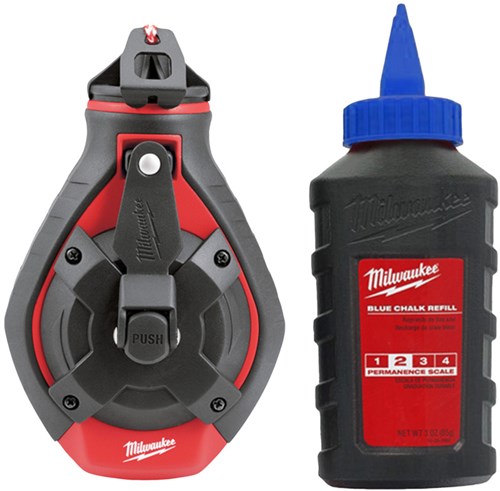 Milwaukee sfumino linea spessa e ricarica gesso blu - 4932493815