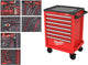 Carrello portautensili pieno Milwaukee src27-1 | guardiautensile | 27 69cm| acciaio | 337 pezzi - 4932500754