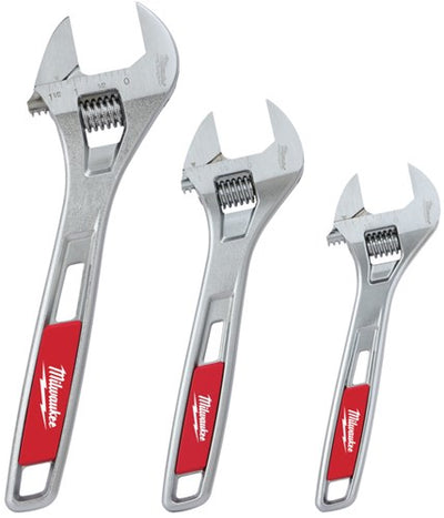 Confezione tripla di chiavi regolabili Milwaukee | 3 pezzi | 150 200 250 mm - 4932493414