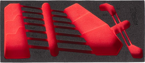 Milwaukee vervangende foam inlay voor dubbele ringsleutelset - 4932499087
