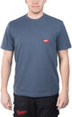 Milwaukee wt ss blu l t-shirt work short sleeve blue l - 4932493015