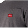 Milwaukee wtssgr l t-shirt work short sleeve grey l - 4932493010