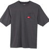 Milwaukee wtssgr l t-shirt work short sleeve grey l - 4932493010