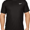 Maglia Milwaukee ww ss bl l workskin™ warm Weather manica corta nera l - 4932493065