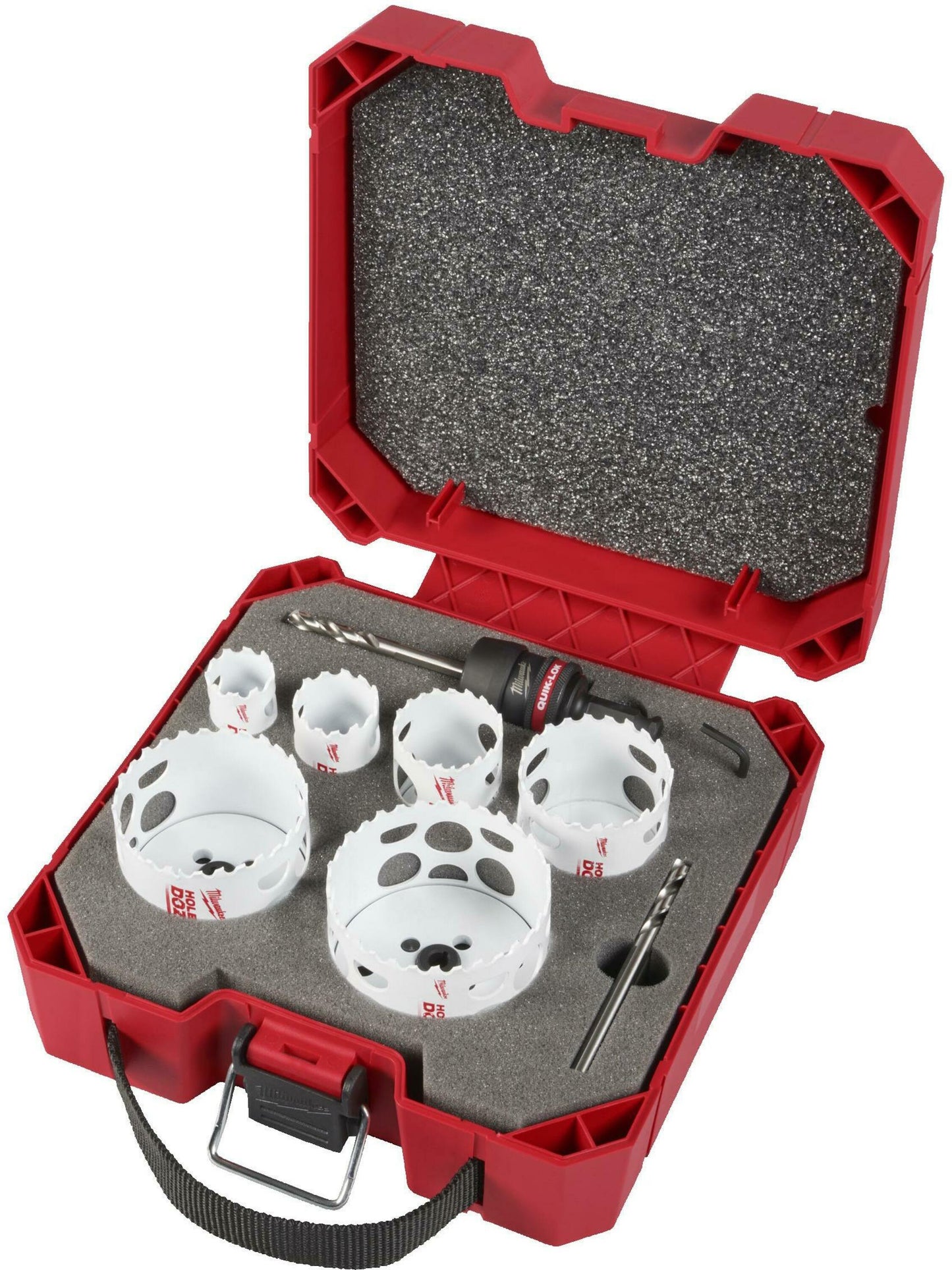 Juego de topadora perforadora quik-lok Milwaukee de 9 piezas - 49224771