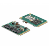 DELOCK MINIPCIE I O PCIE 2XSATA 6GBS