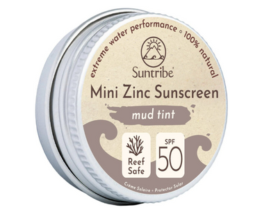 Crema solare Suntribe - sport viso - spf 50 - tinta fango - 15 gr