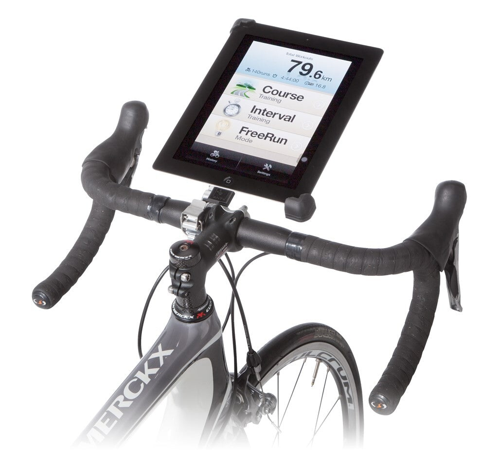 Soporte de tabletas Minoura TPH-1 Ø28 ~ 35 mm para 7.9 ~ 9.7 "Pantalla