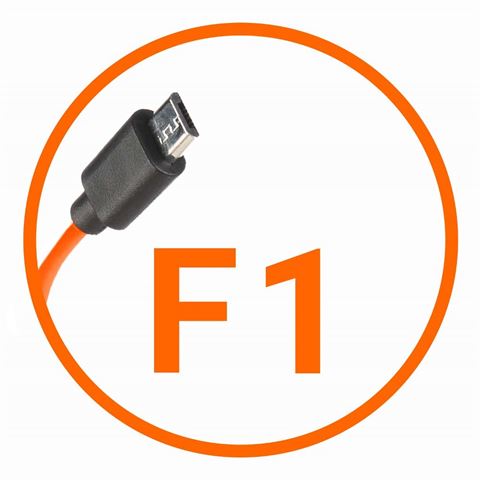 Cable de conexión de cámara de Miops fujifilm f1 naranja