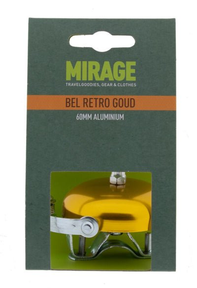 Campana Mirage retro aluminio 60mm, dorado