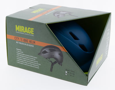 Casco Mirage city e-bike 58-61cm blu opaco