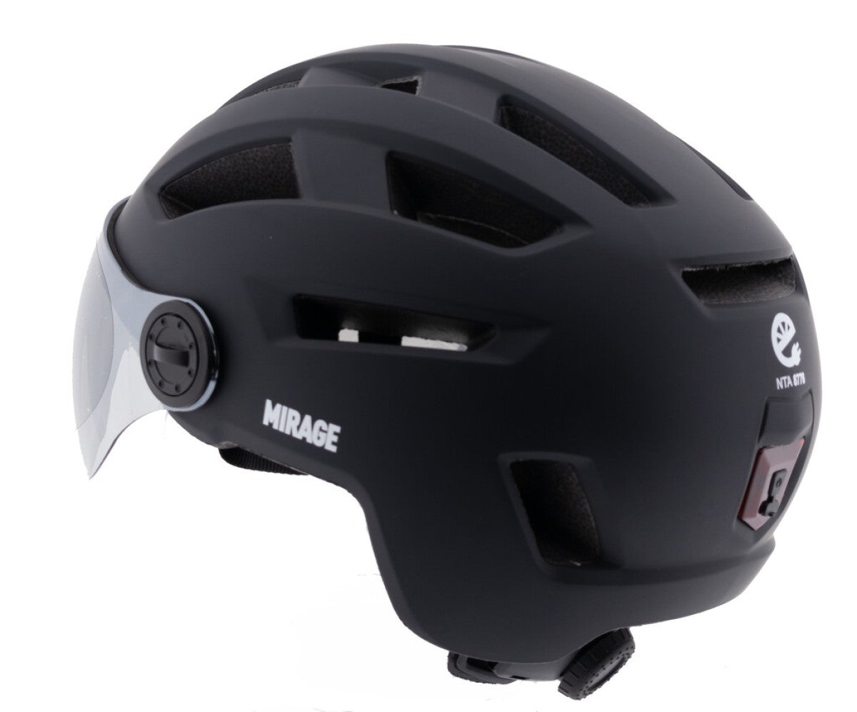Casco Mirage speed pedelec misura 55-58 cm nero opaco