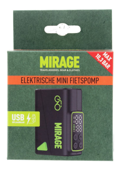 Pompa elettrica Mirage 10bar USB nera