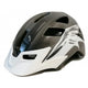 Buzaglo casco mirage uni con visera 58-65 cm blanco y negro