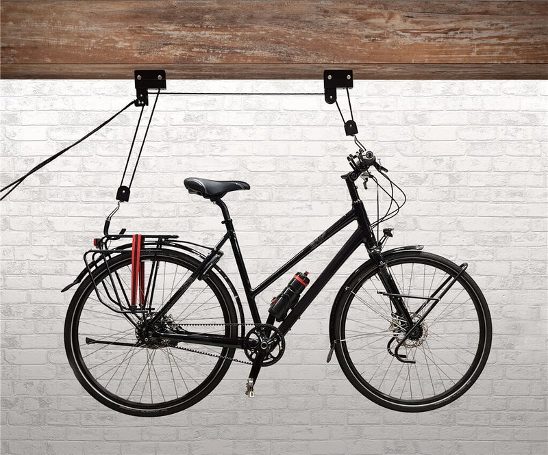 Bicycle Lift Superlifter 57kg in acciaio nero 11 pezzi