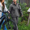 Mirage Rainwall Rainfall Chaqueta cerrada Tamaño XL hecho de poliéster suave toque Earl gris