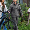 Pantalones de lluvia de espejismo pantalón de lluvia toque suave tamaño l earl gris