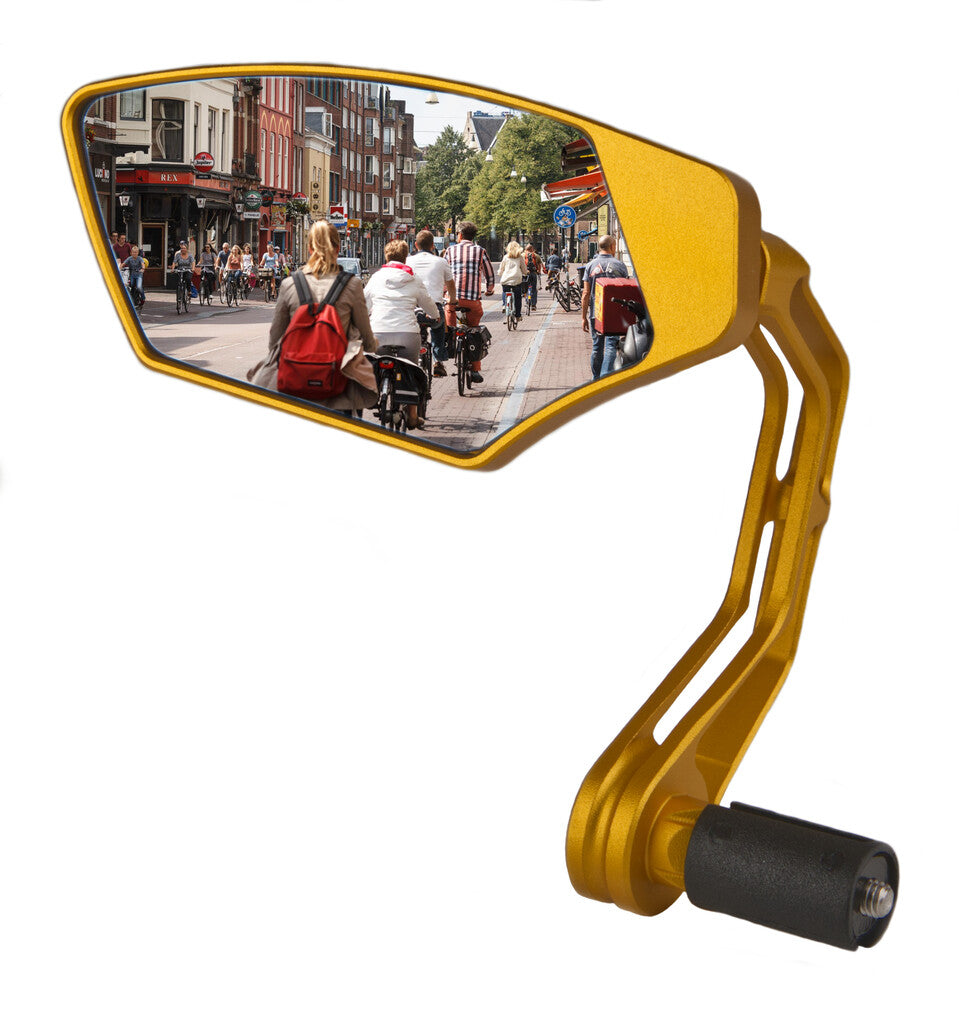 Mirage spiegel barend first class,dimmend glas, goud, links