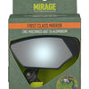 Mirage Mirror Bar-End girando de vidrio de lujo de vidrio negro metálico en la tarjeta