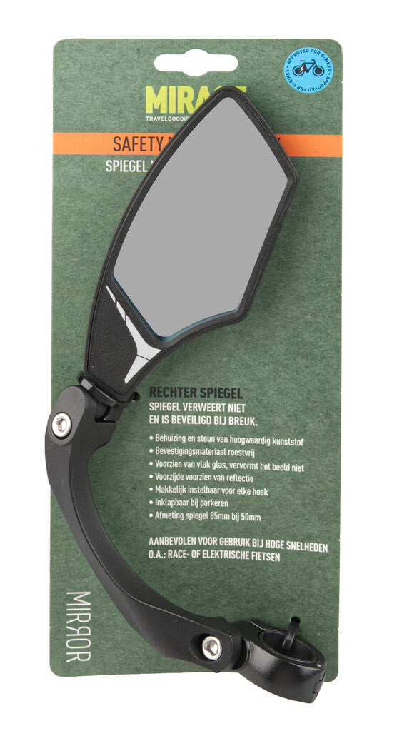 Mirage Mirror Black Right De Luxe