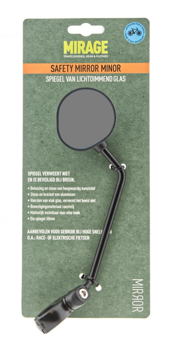 Mirage Mirror Menor con vaso de atenuación ligera en la tarjeta