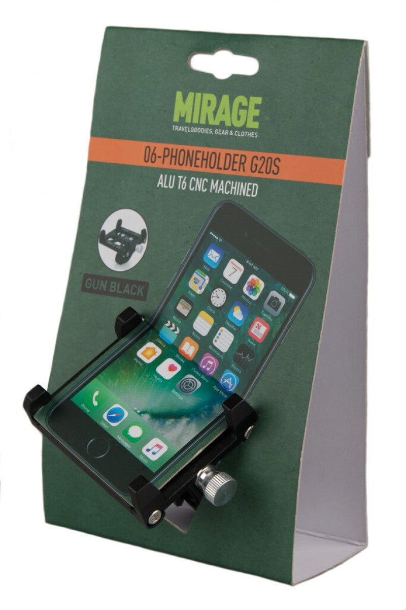 Porta del telefono Mirage G20 Alluminio - nero