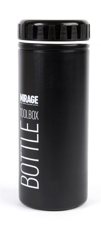 Mirage Tools, borraccia per attrezzi da 500 ml, nero su cartoncino