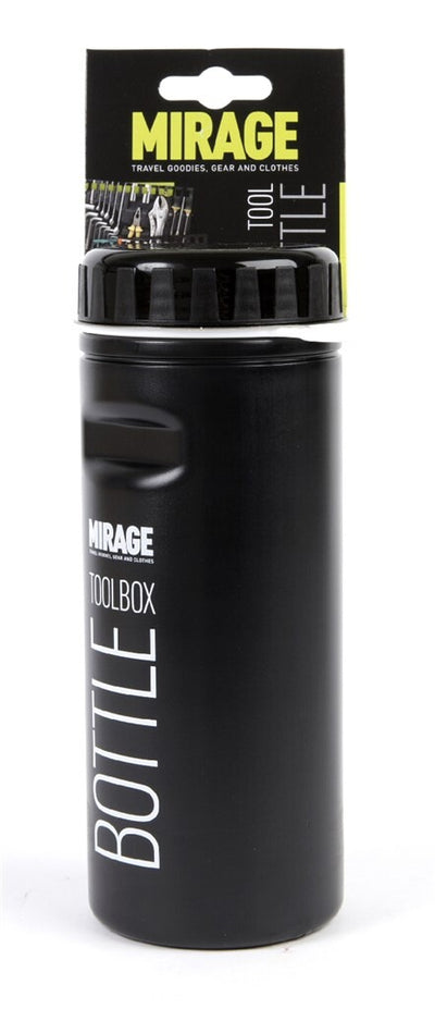 Mirage Tools, borraccia per attrezzi da 500 ml, nero su cartoncino