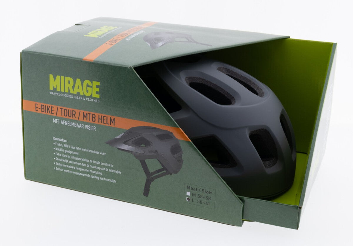 Mirage casco tour mtb talla 58-61cm gris