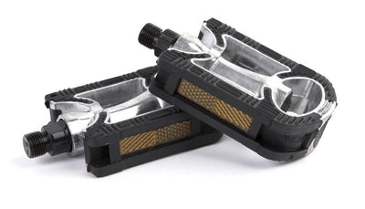 Pedalen Mirage Anti-Slip Aluminium zilver