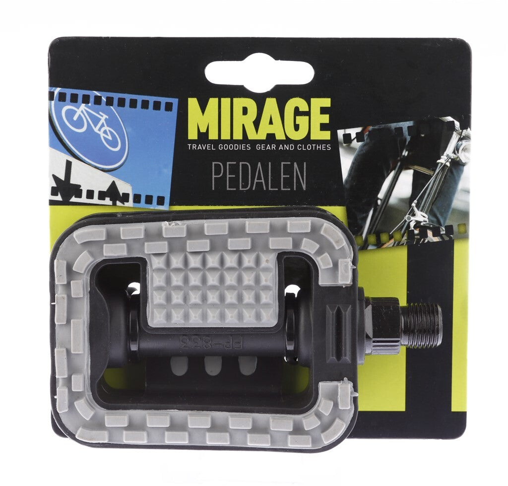 Mirage Tour Pedal Plastic Plastic Anti -Slip Black Grey Card