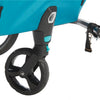 Carrello per bici per bambini Mirage Tommy - Frame in alluminio, Wielvering, 3 -Point Gordel, Blue, 2021