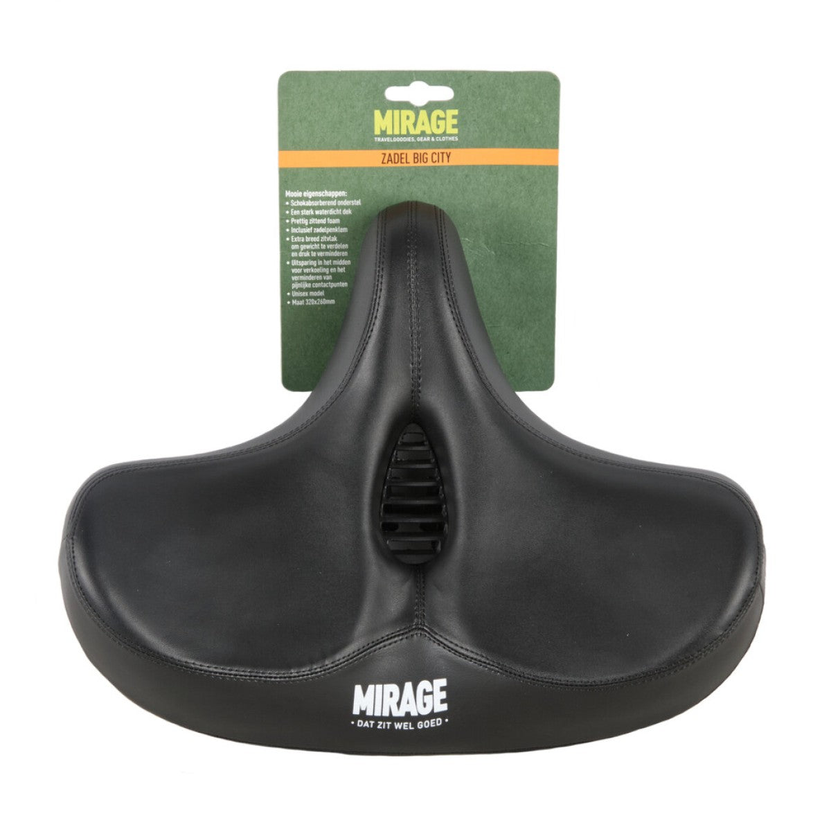 Mirage Tourzadel City Comfort 320x260mm Black on Card