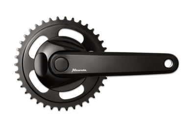 Miranda Crankkel 38t Miranda 170mm braccio manovella con disco 9,5 cm nero