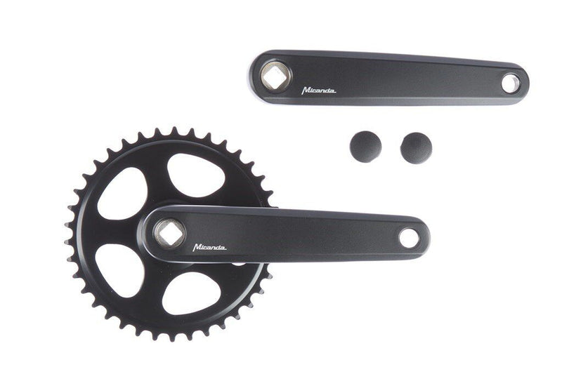Miranda  classic crankstel 38t q:12 m disc, zilver