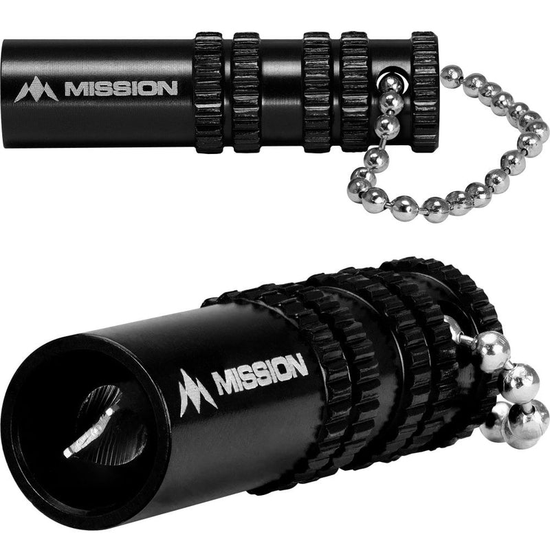 Misión misión de aluminio roto eje de eje negro