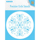 Nellie's choice • precision circle stencils round flower 12,7x12,7cm