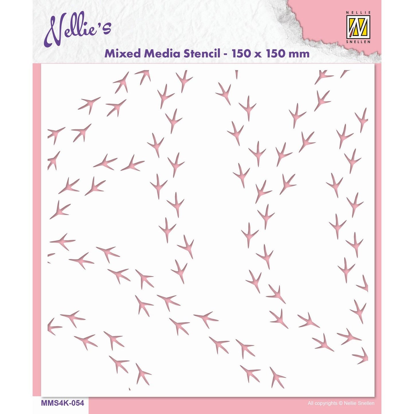 La scelta di Nellie • Stencil per zampe di uccello