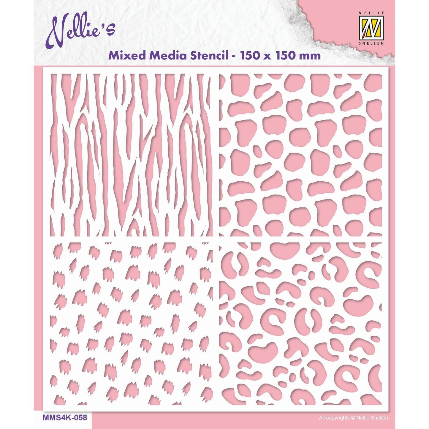 La scelta di Nellie • Stampe animalier con stencil